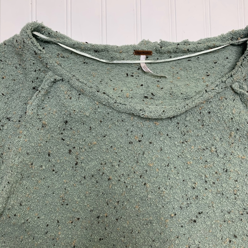 Free People Mint Green Speckled Sweater - Picture 6 of 16